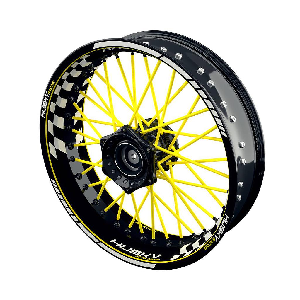 Rim Decals for Husqvarna Husky Racing Supermoto Grid Wheelsticker Premium