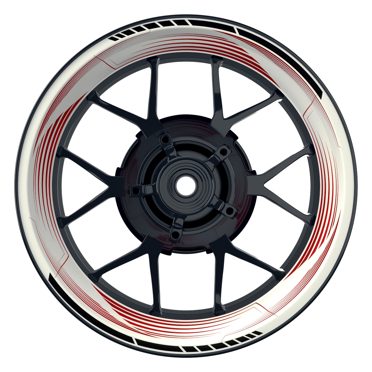 Saw weiss neutral rot Wheelsticker Felgenaufkleber