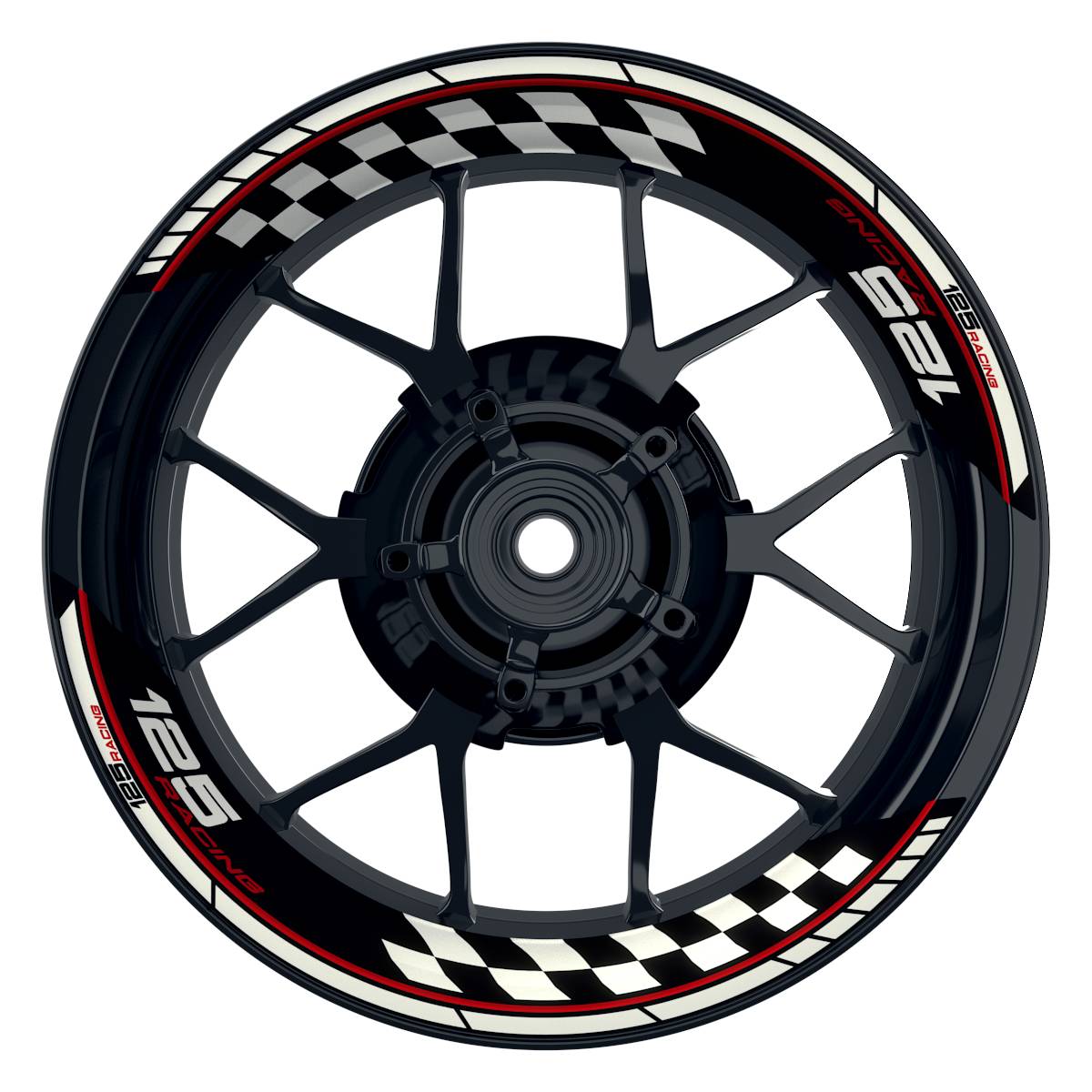 KTM Racing 125 Grid schwarz rot Frontansicht
