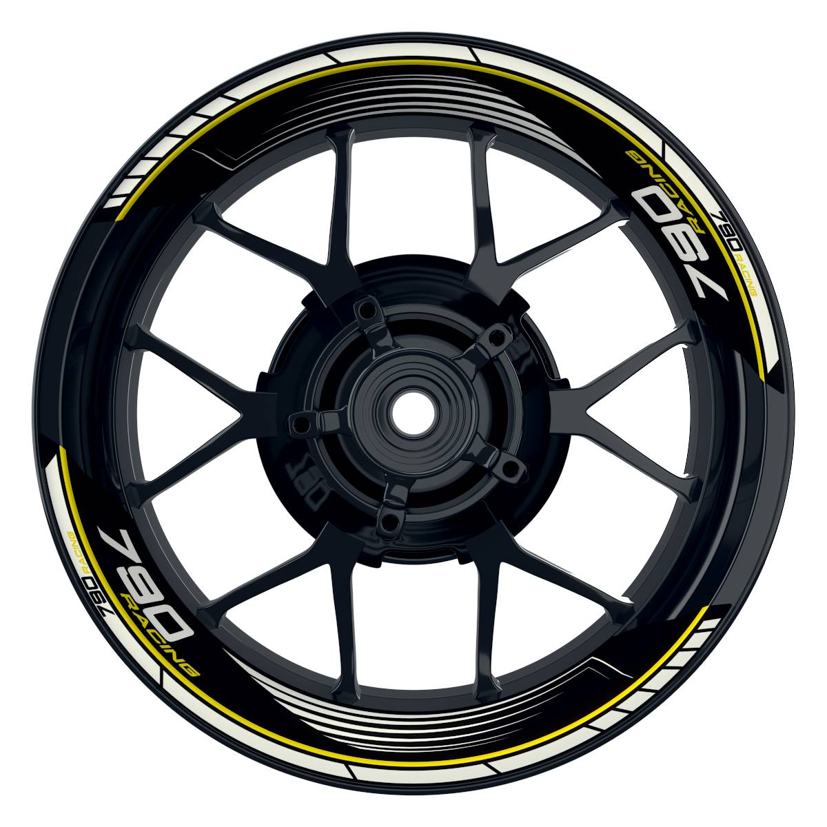 KTM Racing 790 SAW schwarz gelb Frontansicht