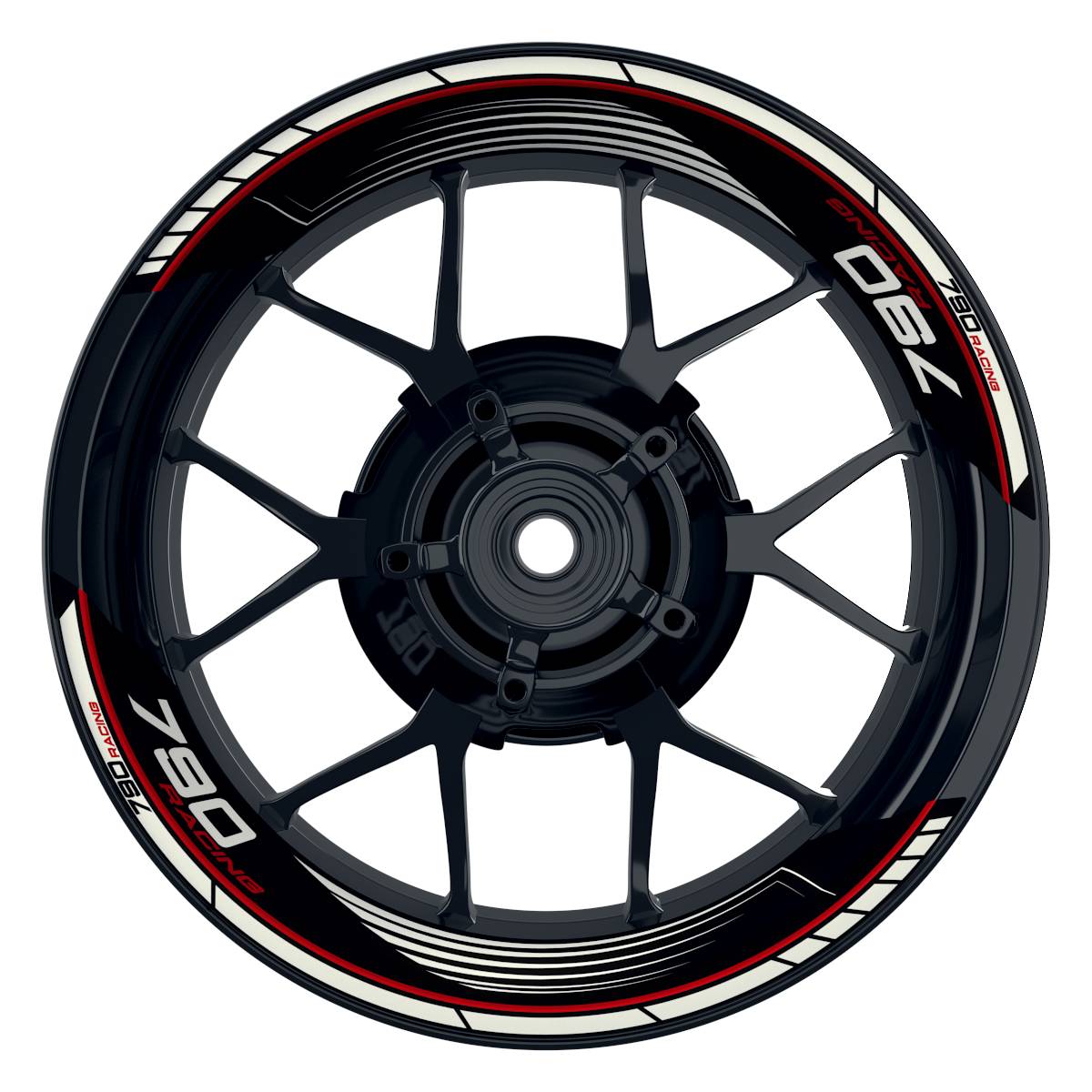 KTM Racing 790 SAW schwarz rot Frontansicht