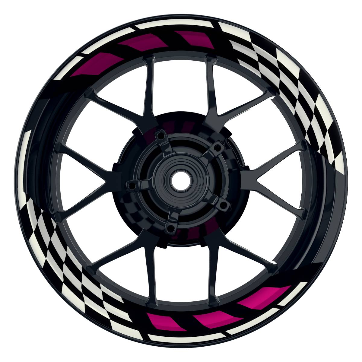 RACE schwarz pink Frontansicht