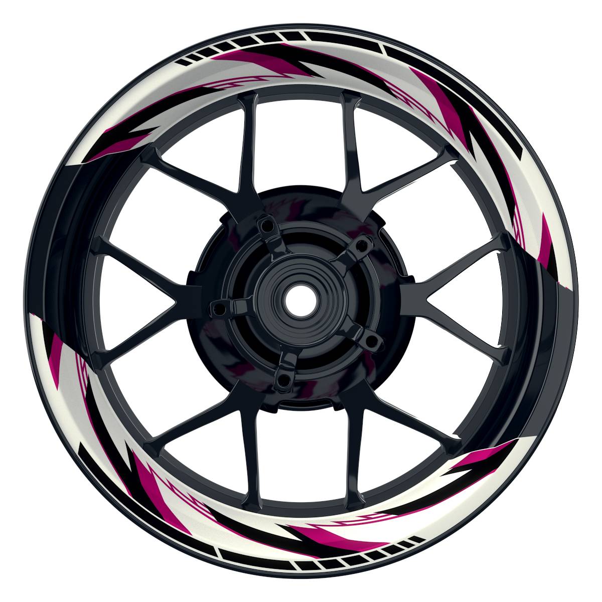 RAZOR weiss pink Frontansicht