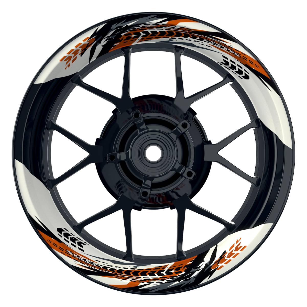 Tires weiss orange Frontansicht