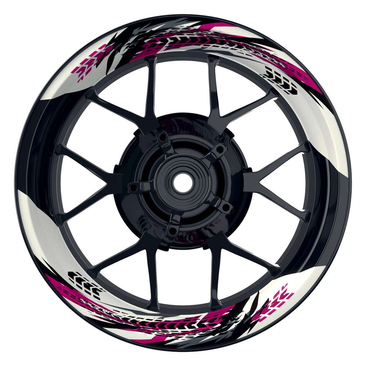 Tires weiss pink Frontansicht