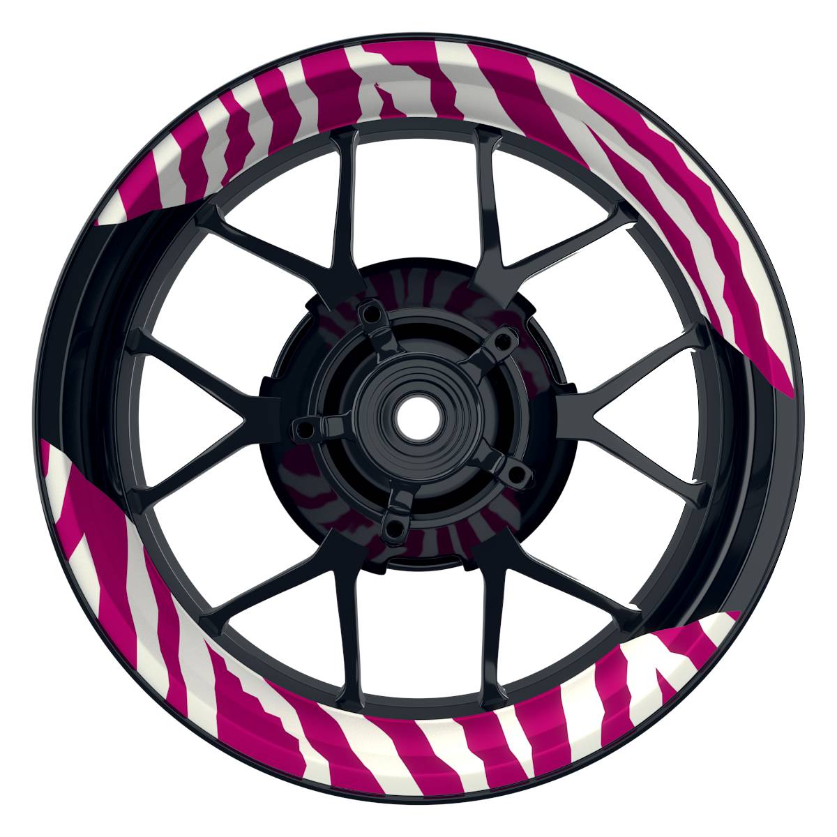 ZEBRA weiss pink Frontansicht