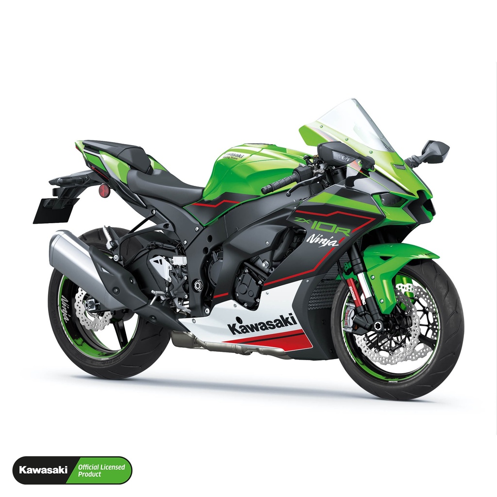 Kawasaki Ninja Felgenaufkleber Design DOTS Ansicht 4