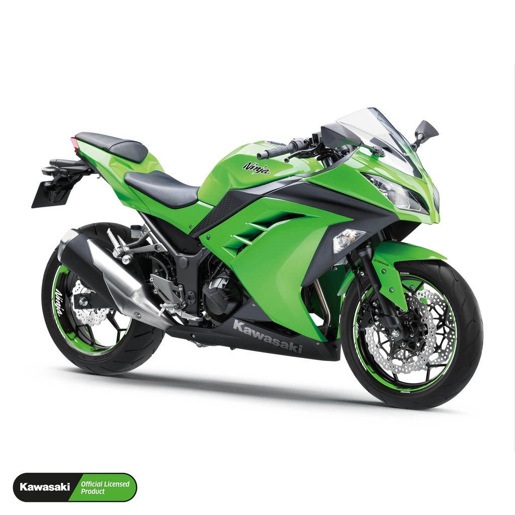 Kawasaki Ninja Felgenaufkleber Design DOTS Ansicht 5