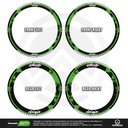 Kawasaki Ninja Felgenaufkleber Design DOTS Ansicht 6