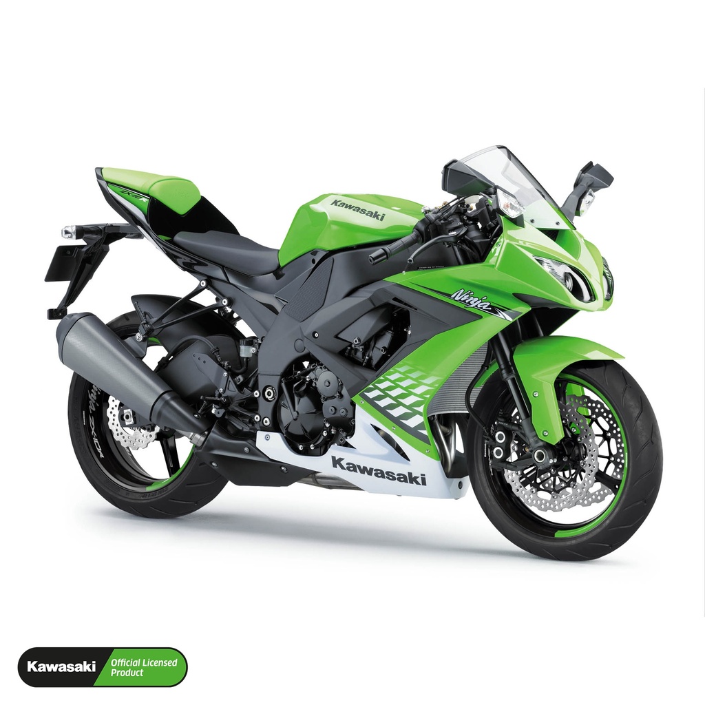 Kawasaki Ninja ZX10R Felgenaufkleber Design Fifty Fifty V1 Ansicht 4