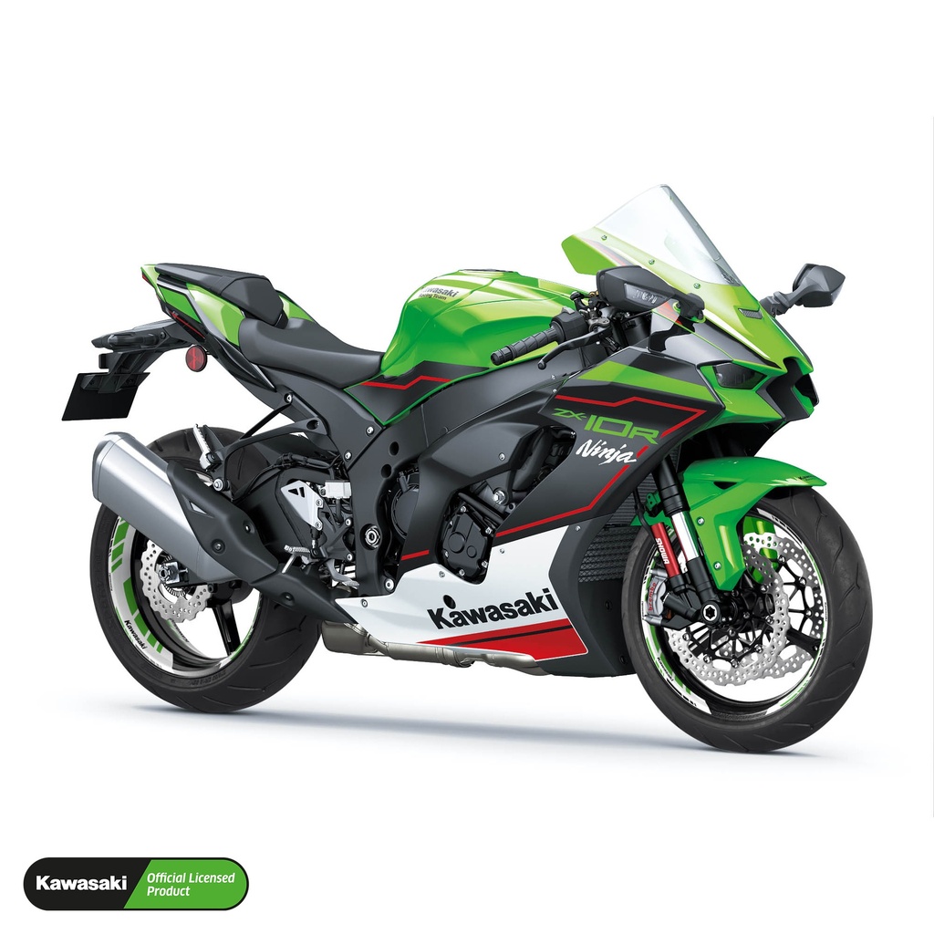 Kawasaki GRID2 V2 Komplett Set ZX-10R Premium Wheelsticker geteilt