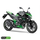 Kawasaki GRID schwarz Komplett Set z800 Premium Wheelsticker geteilt