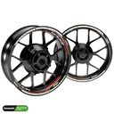 Kawasaki Ninja ZX-10R Lightning Hinterrad komplett Premium Wheelsticker geteilt