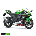 Kawasaki V1 Komplett Set ZX-10R Felgenaufkleber Motorrad Premium Light