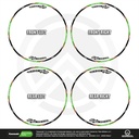 Kawasaki Ninja ZX-10R V4 Komplett Set 2D Ansicht Felgenaufkleber Motorrad Premium Light