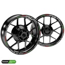 Kawasaki Ninja ZX-10R V5 Hinterrad komplett Felgenaufkleber Motorrad Premium Light