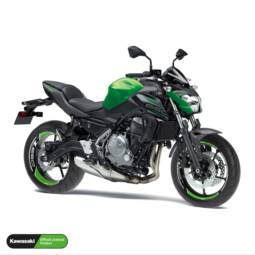 Kawasaki Z650 Felgenaufkleber Design Laser