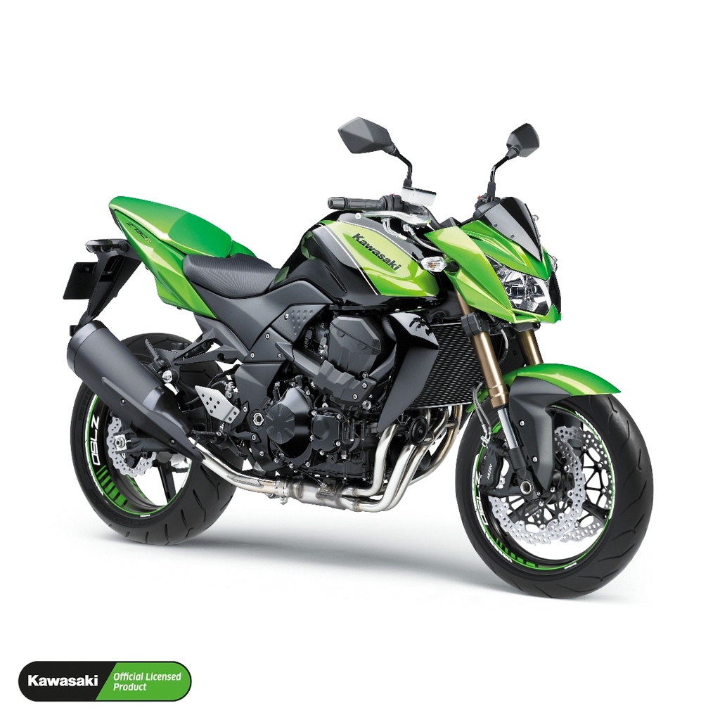 Kawasaki Z750 Felgenaufkleber Design Techno