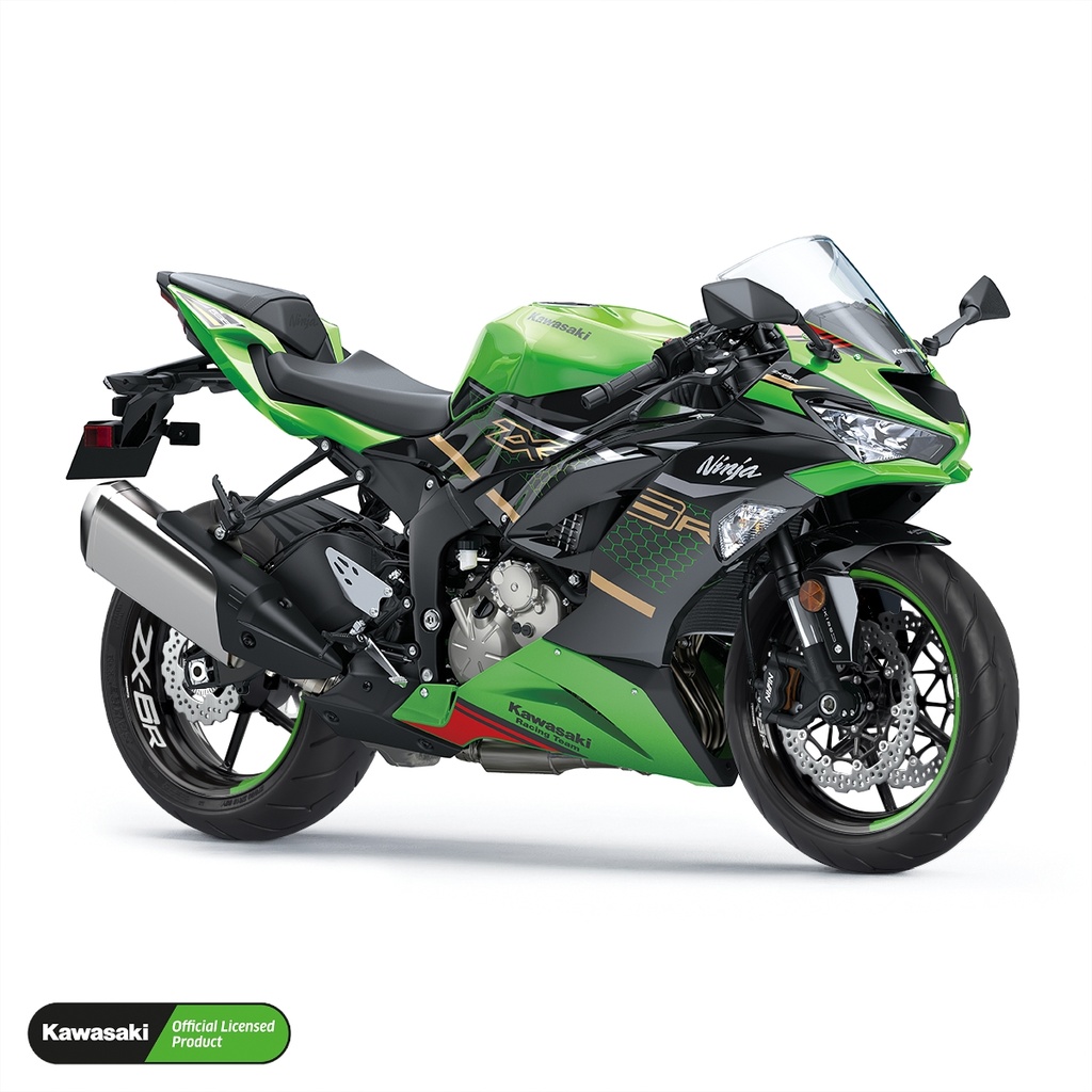 Kawasaki ZX-6R Felgenaufkleber Design Fifty Fifty V1