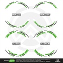 Kawasaki ER6N Felgenaufkleber geteilt Design GRID2 V2