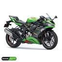 Kawasaki NINJA ZX-6R Felgenaufkleber geteilt Design Lightning