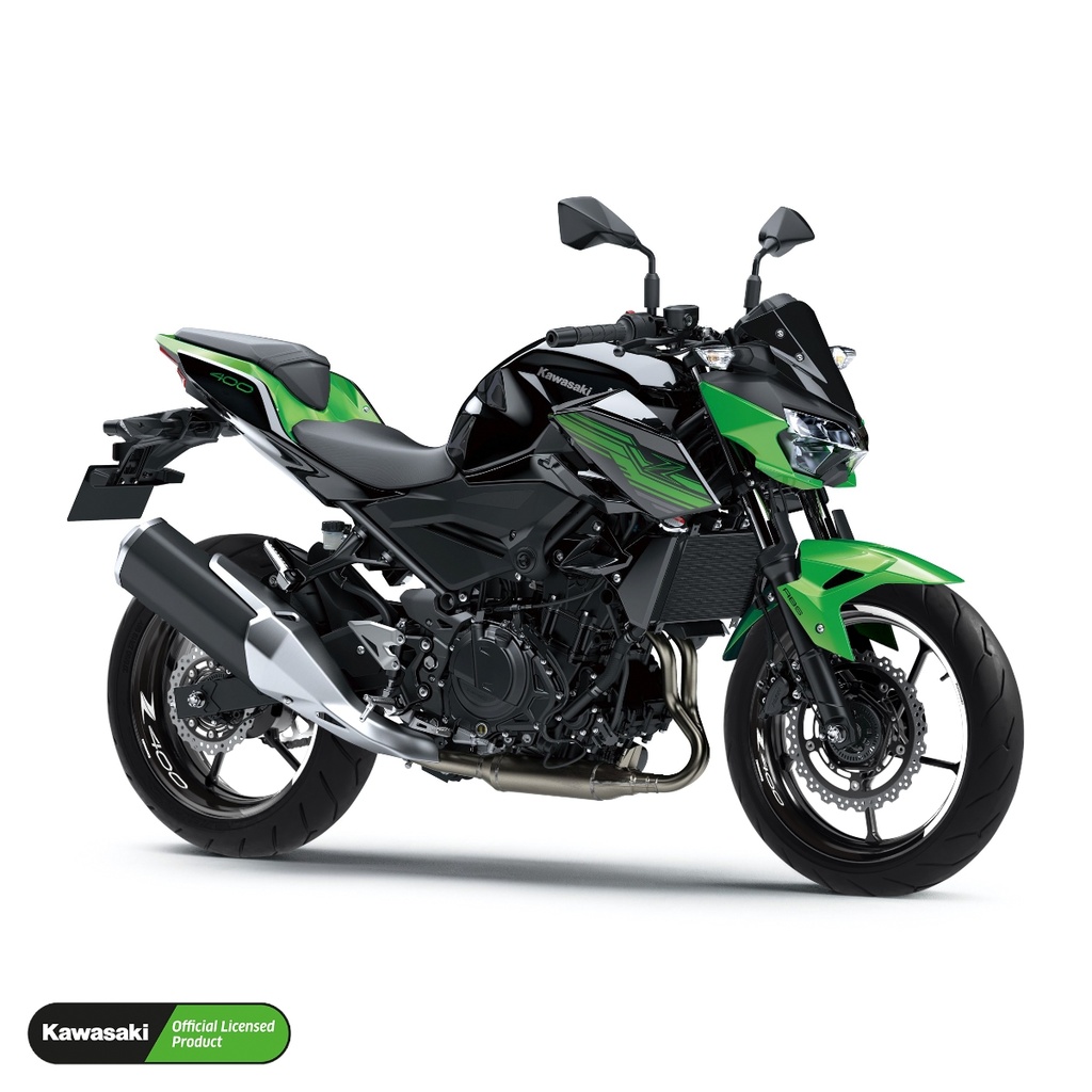 Kawasaki Z400 Felgenaufkleber geteilt Design Fifty Fifty V2