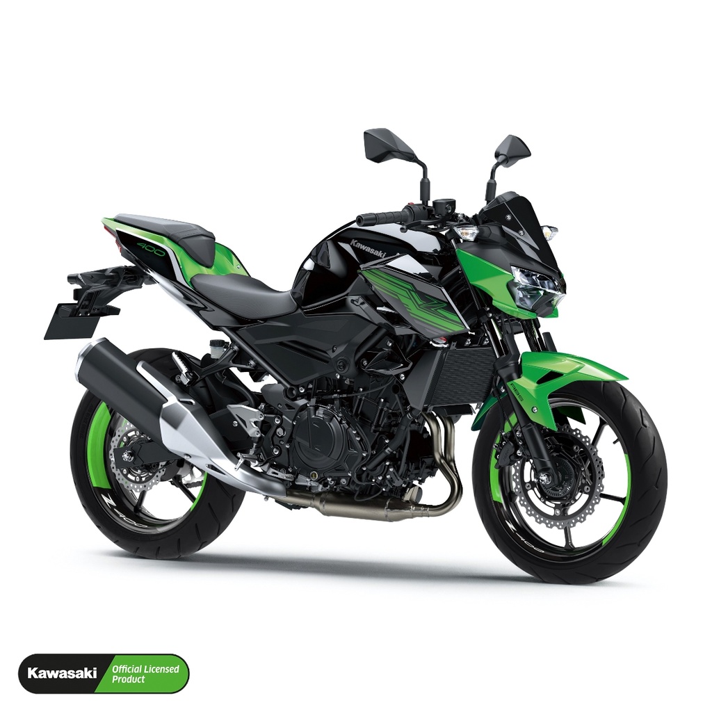 Kawasaki Z400 Felgenaufkleber geteilt Design Saber