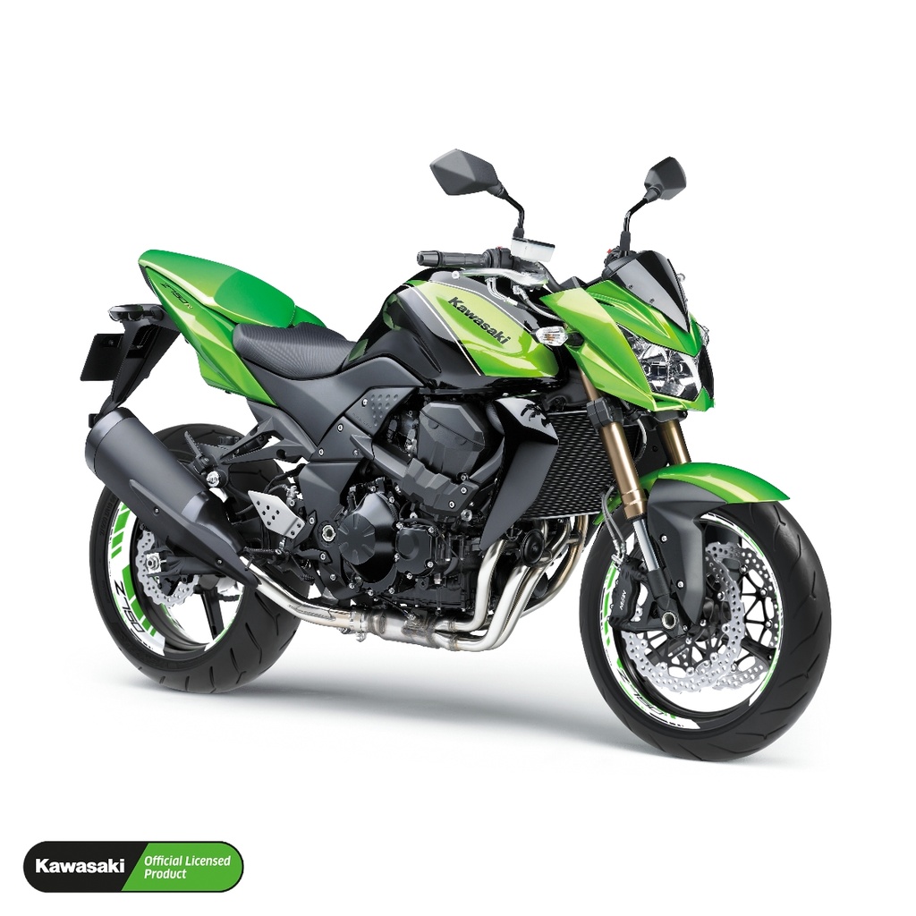 Kawasaki Z750 Felgenaufkleber geteilt Design GRID2 V2