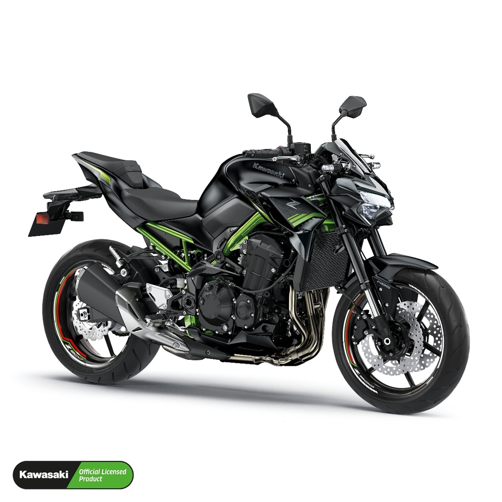 Kawasaki Z900 Felgenaufkleber geteilt Design Lightning