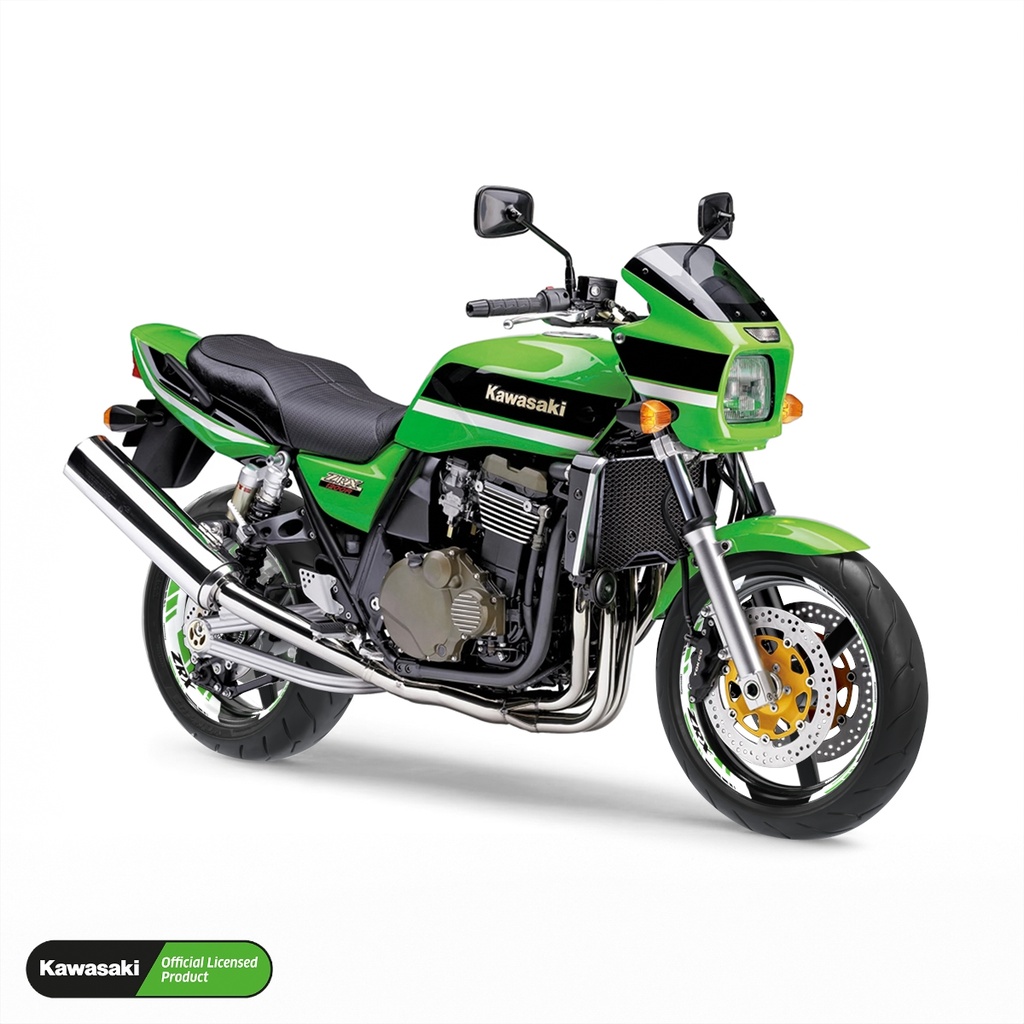 Kawasaki ZRX Felgenaufkleber geteilt Design GRID2 V2