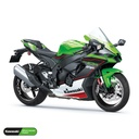 Kawasaki ZX-10R Felgenaufkleber geteilt Design Fifty Fifty V2