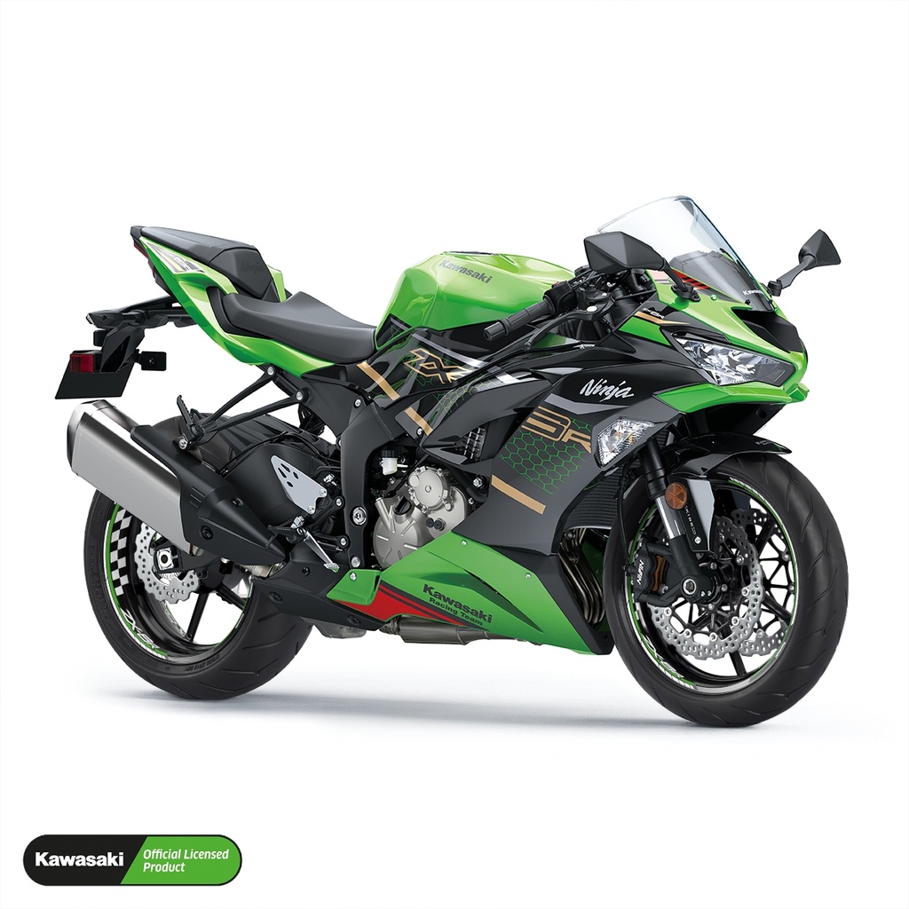 Kawasaki ZX-6R Felgenaufkleber geteilt Design GRID