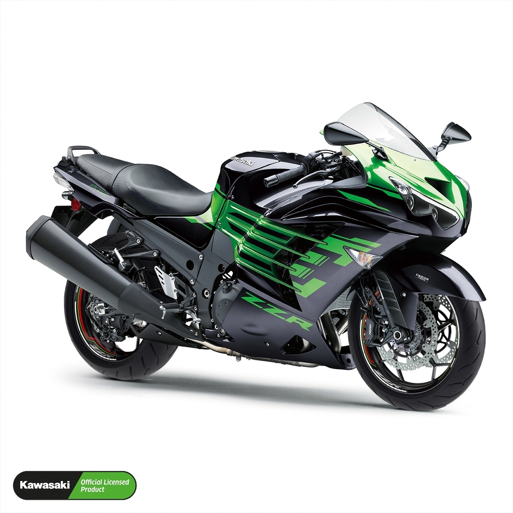 Kawasaki ZZR Felgenaufkleber geteilt Design Lightning