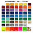 Supermoto Felgenaufkleber Supermoto Farbtabelle Standard Wheelsticker