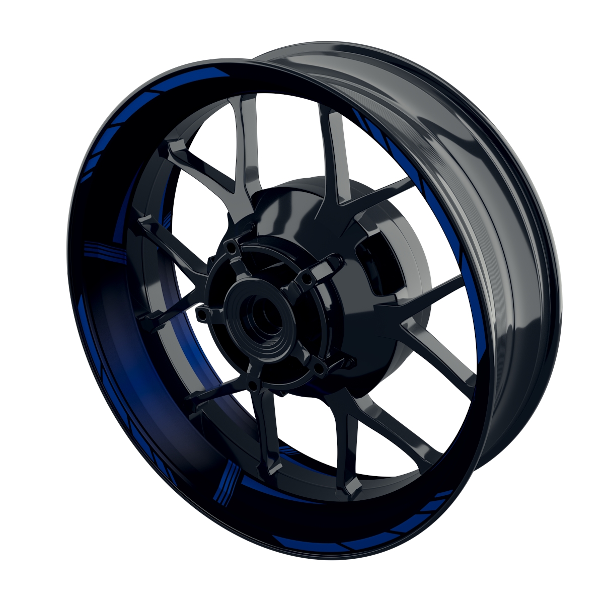 Gradient black Rim Decals  Wheelsticker Premium