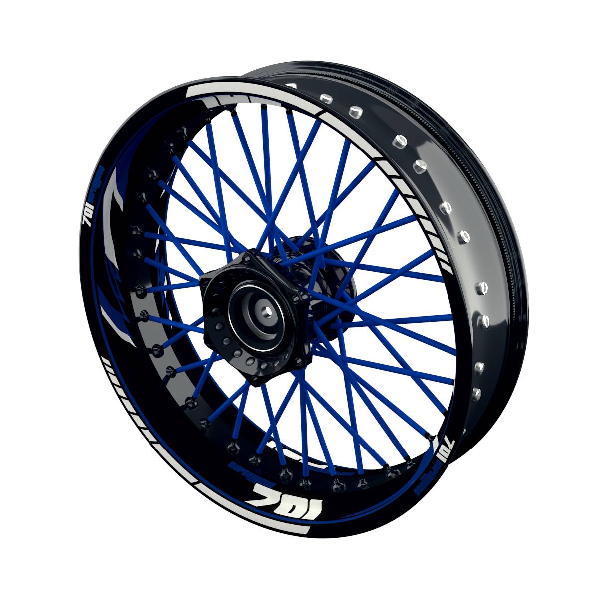 Rim Decals for Husqvarna 701 Supermoto Razor Wheelsticker Premium