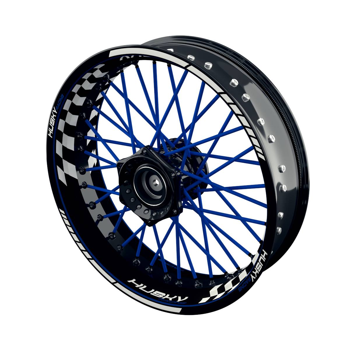 Rim Decals for Husqvarna Husky Racing Supermoto Grid Wheelsticker Premium