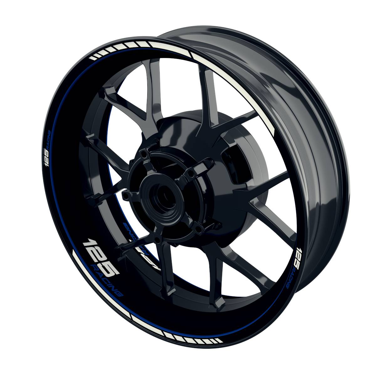 125 Racing Felgenaufkleber Clean Wheelsticker Premium