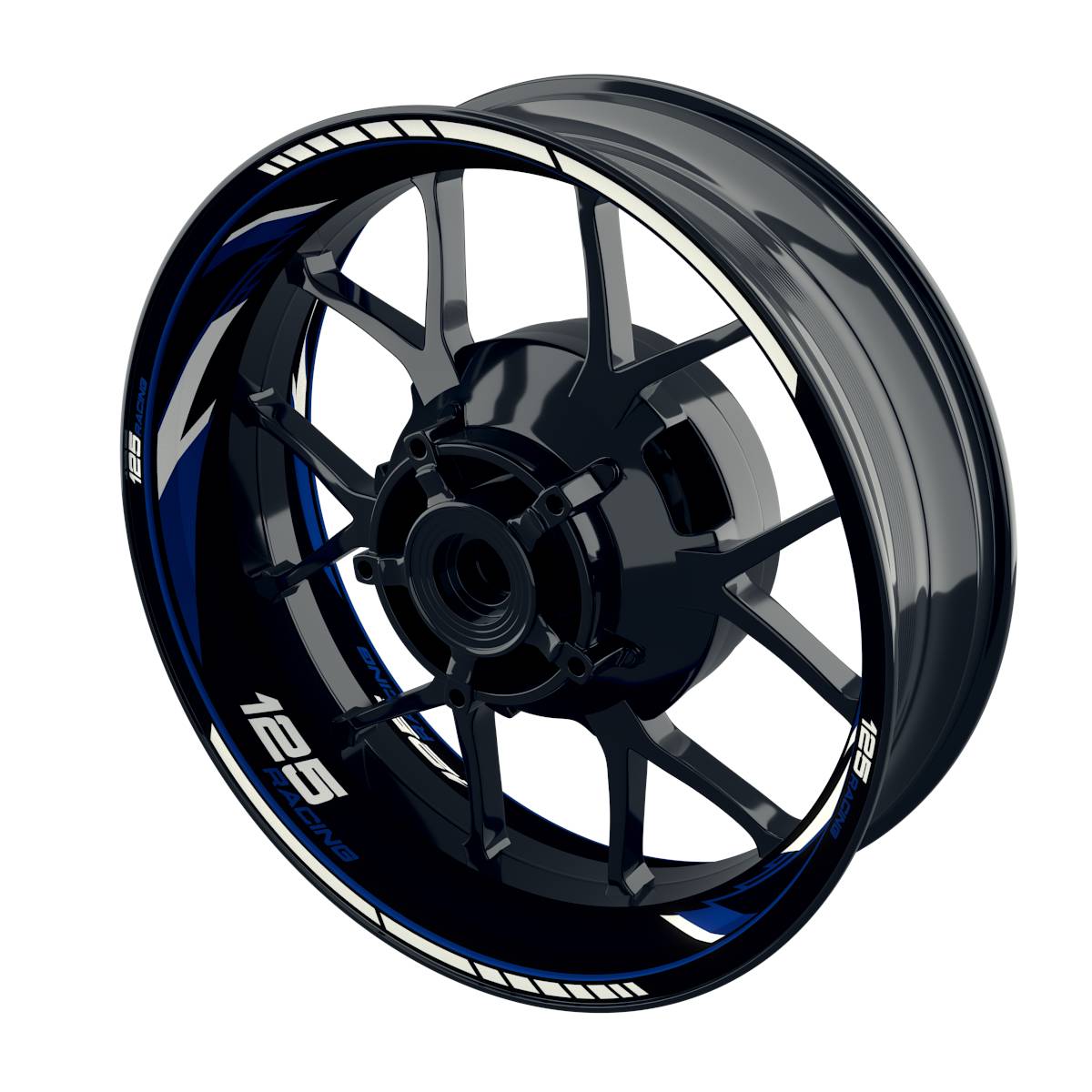 125 Racing Felgenaufkleber Razor Wheelsticker Premium
