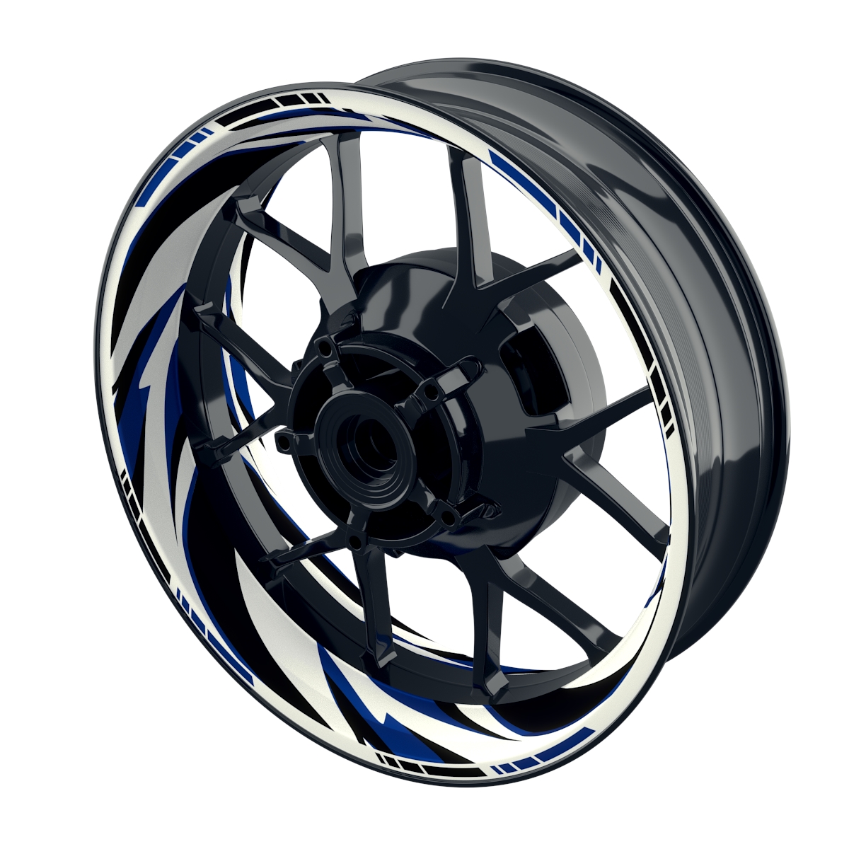 Racing V6 Felgenaufkleber  Wheelsticker Premium