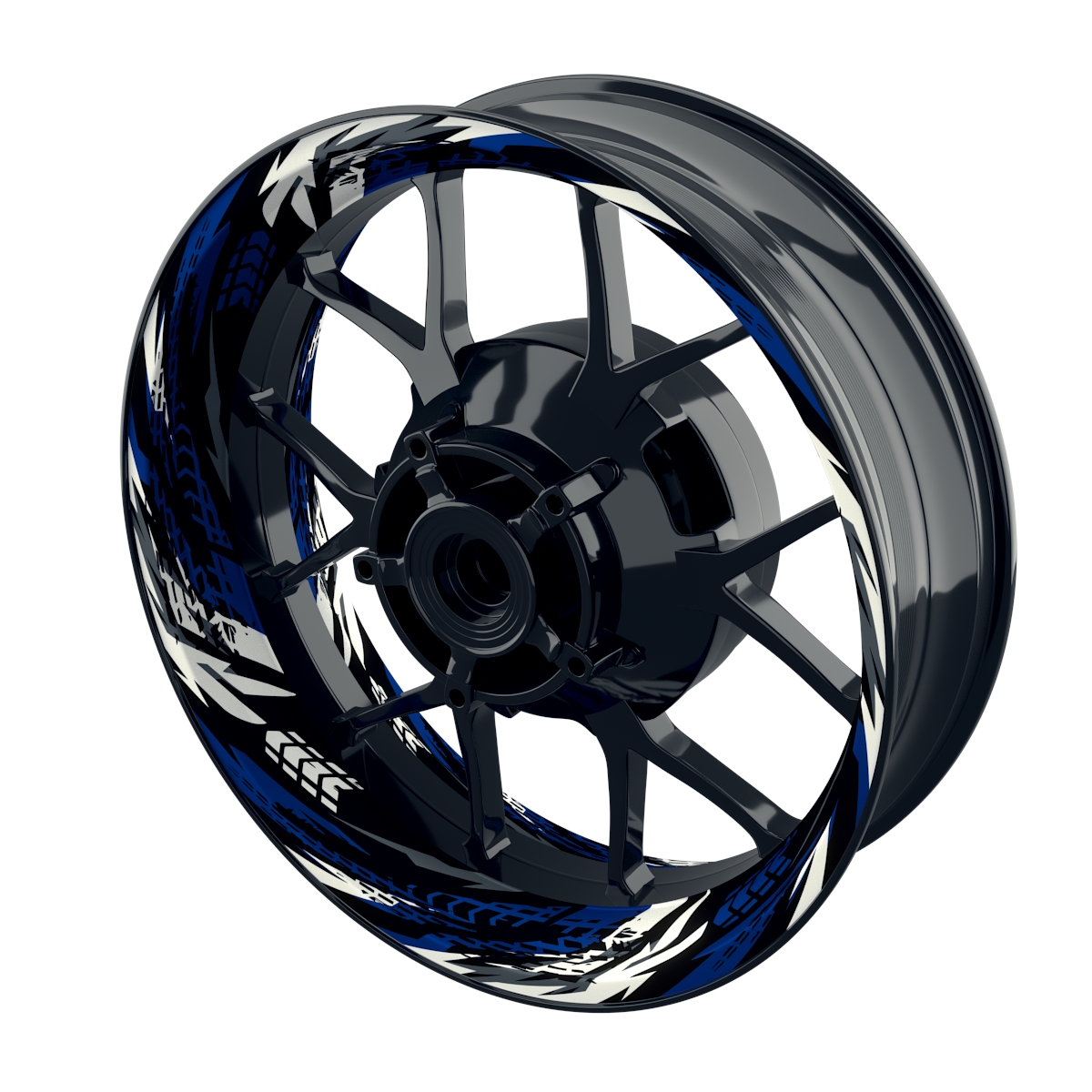 Tires schwarz Felgenaufkleber  Wheelsticker Premium