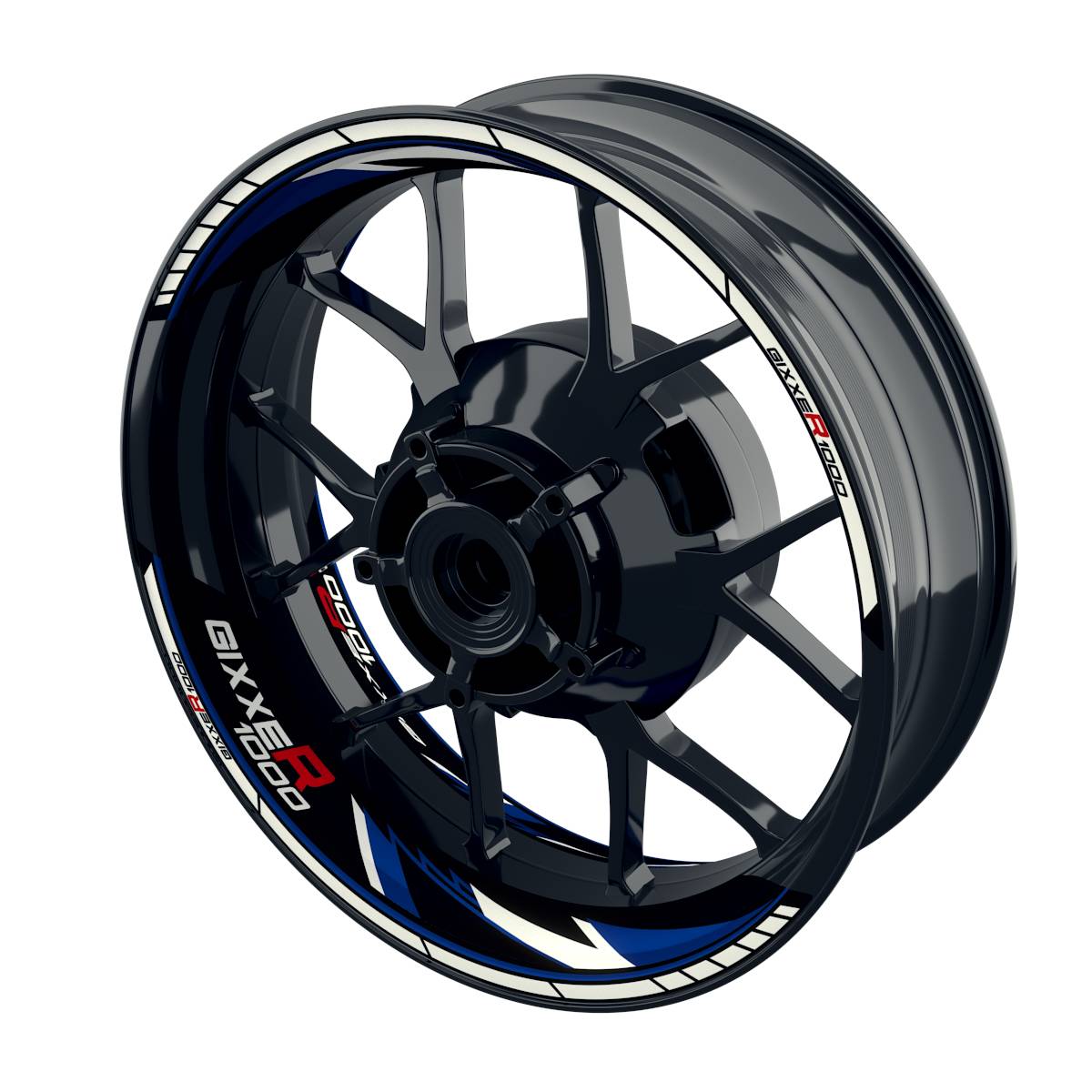 GIXXER 1000 Razor Rim Decals Wheelsticker Premium splitted