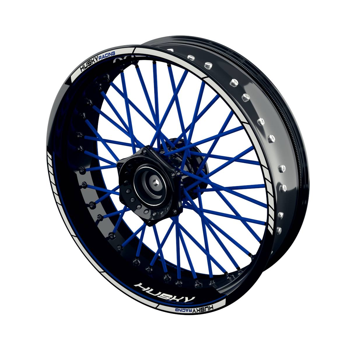 HUSKY Racing Clean Felgenaufkleber Wheelsticker Premium geteilt