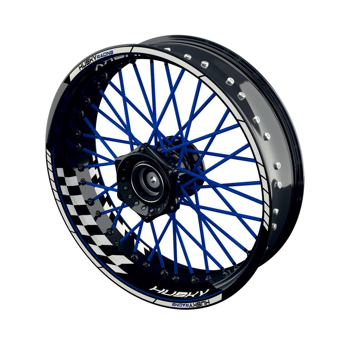 HUSKY Racing Grid Felgenaufkleber Wheelsticker Premium geteilt