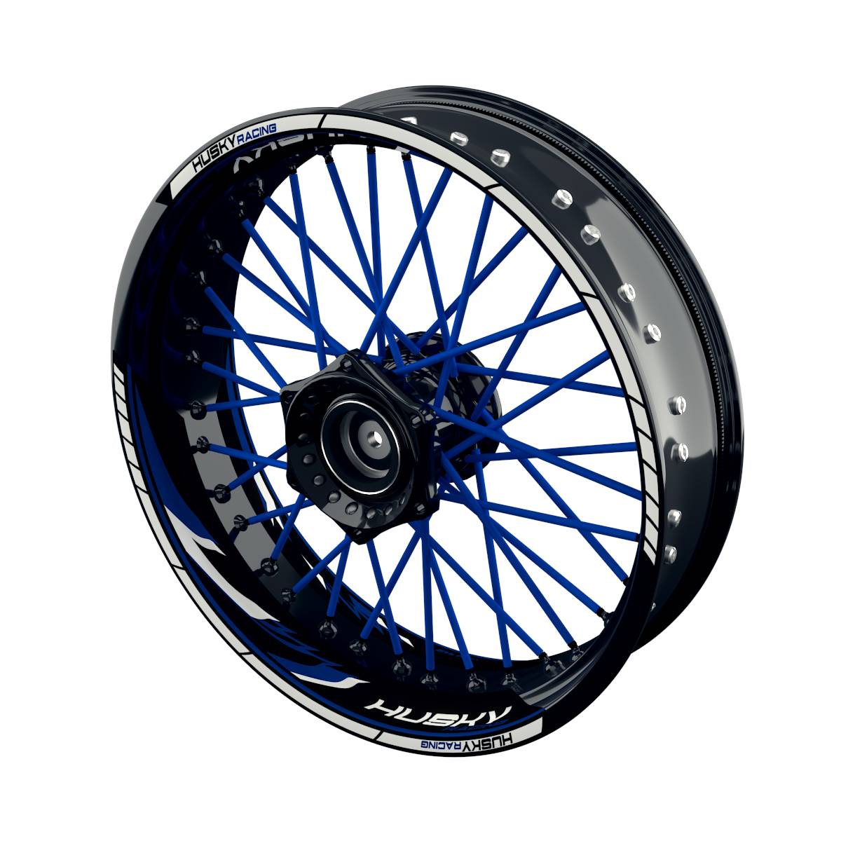 HUSKY Racing Razor Rim Decals Wheelsticker Premium splitted