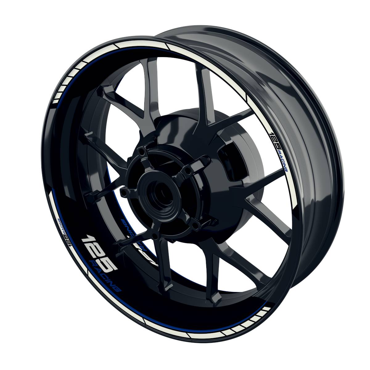 Racing 125 Clean Felgenaufkleber Wheelsticker Premium geteilt