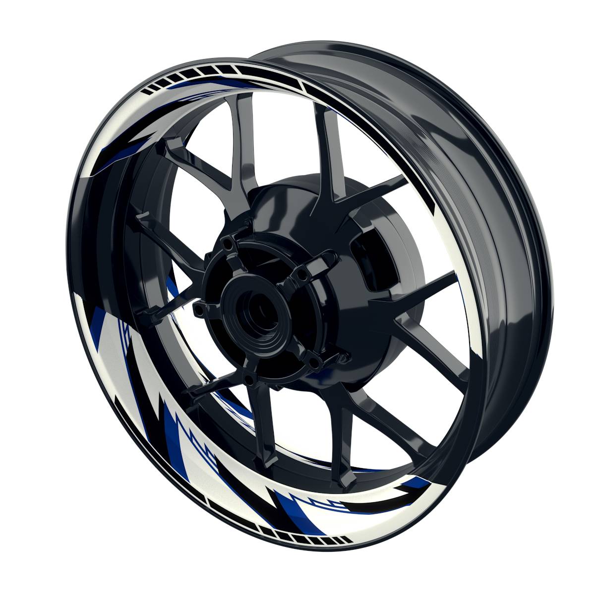 RAZOR weiss Felgenaufkleber Wheelsticker Premium geteilt