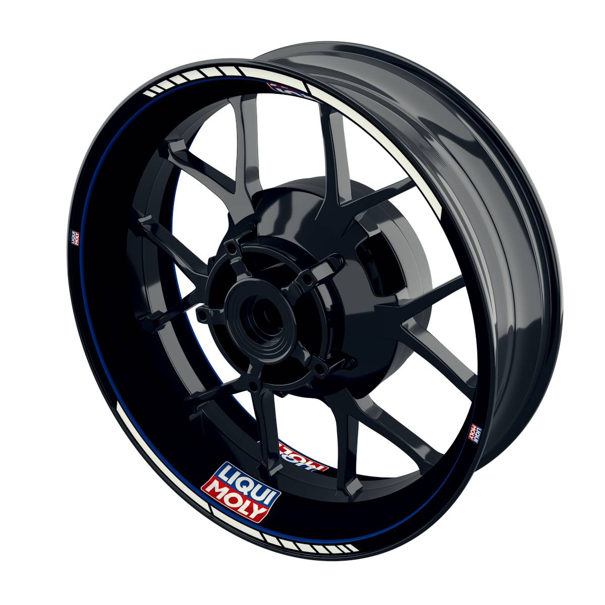 Liqui Moly Rim Decals Motiv Clean black Wheelsticker Premium