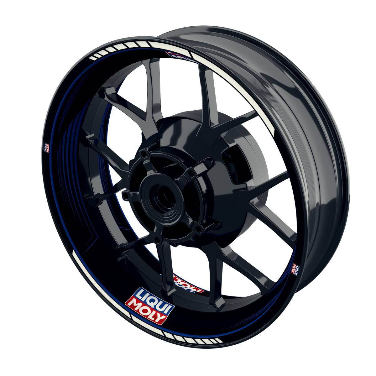 Liqui Moly Rim Decals Motiv SAW black Wheelsticker Premium