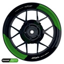 Kawasaki NINJA ZX-6R Felgenaufkleber geteilt Design Saber